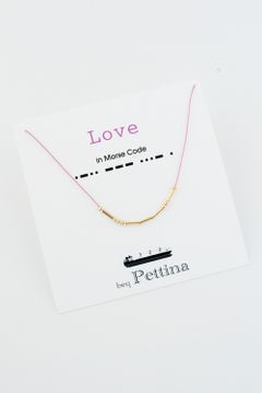 「LOVE」モールスコードアンクレット & ブレス / LOVE - Morse Code Anklet & Bracelet