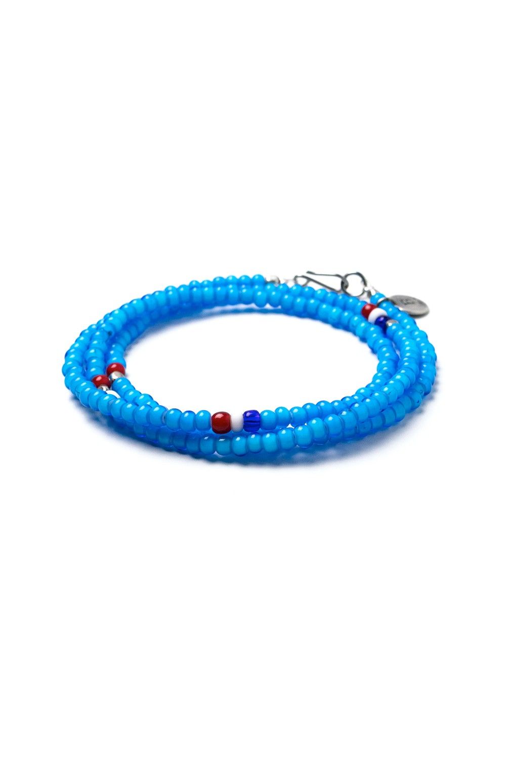 【お取り寄せ可能】ガラスビーズロングネックレス[ターコイズ] / GLASS BZ LONG NC [TURQUOISE]