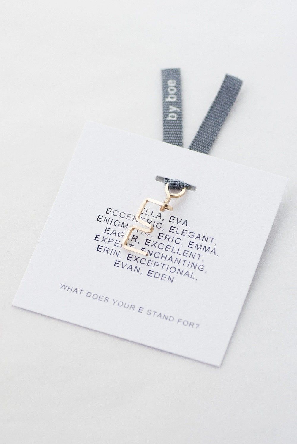 【ラスト1点】スモールアルファベット ペンダント ネックレス / Small Alphabet Pendant 【E】