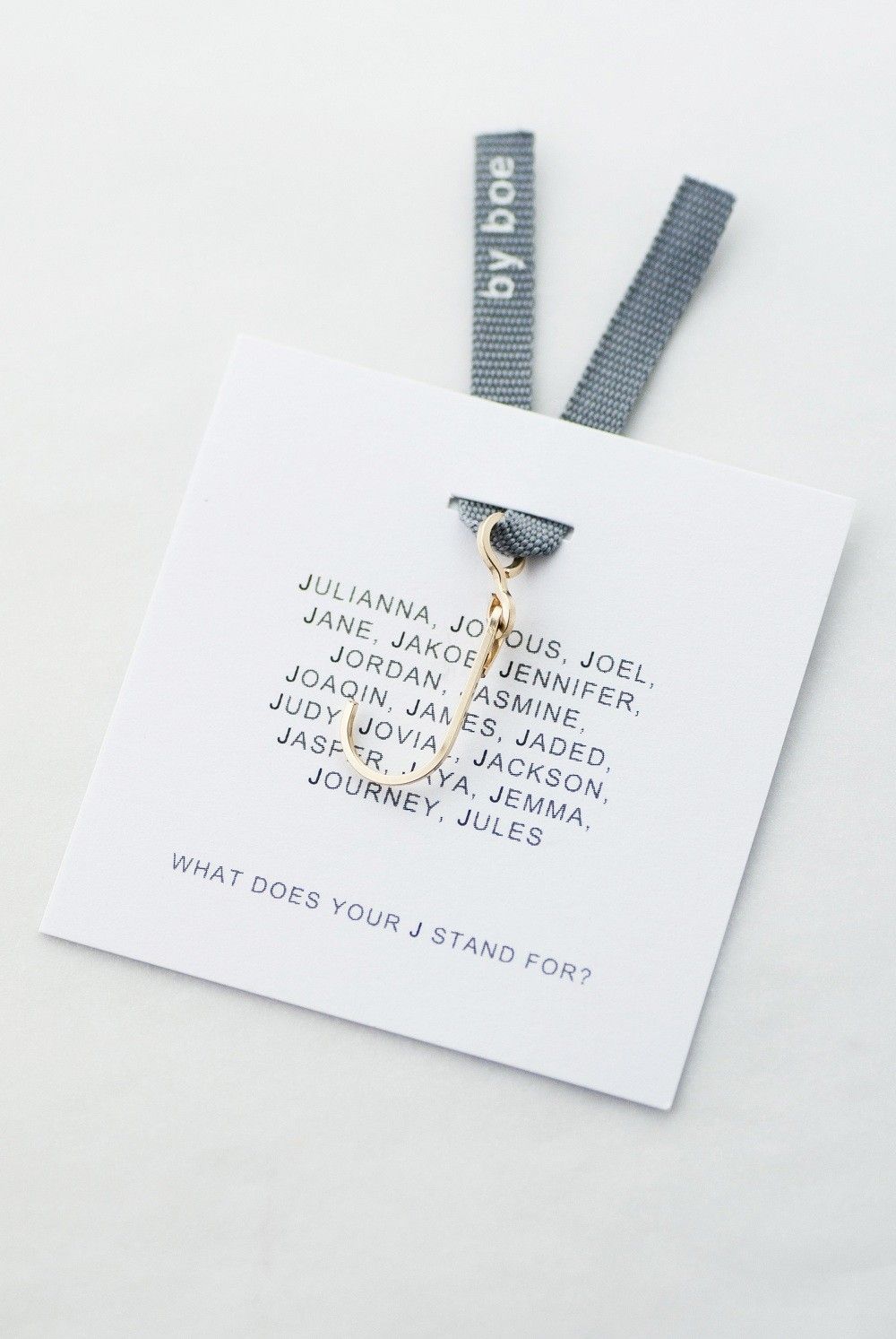 【ラスト1点】スモールアルファベット ペンダント ネックレス / Small Alphabet Pendant 【J】
