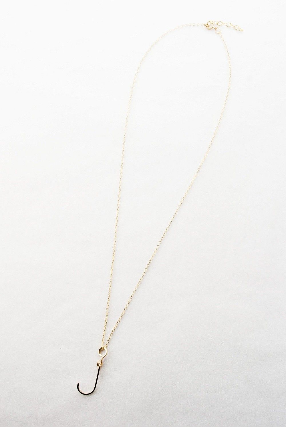 【ラスト1点】スモールアルファベット ペンダント ネックレス / Small Alphabet Pendant 【J】