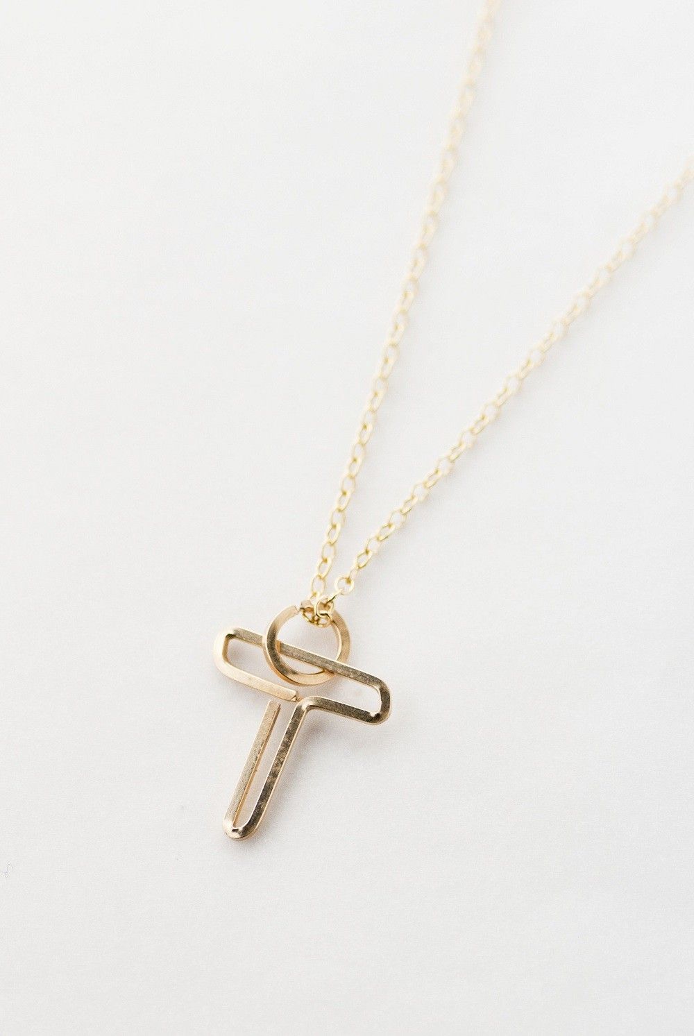 スモールアルファベット ペンダント ネックレス / Small Alphabet Pendant 【T】