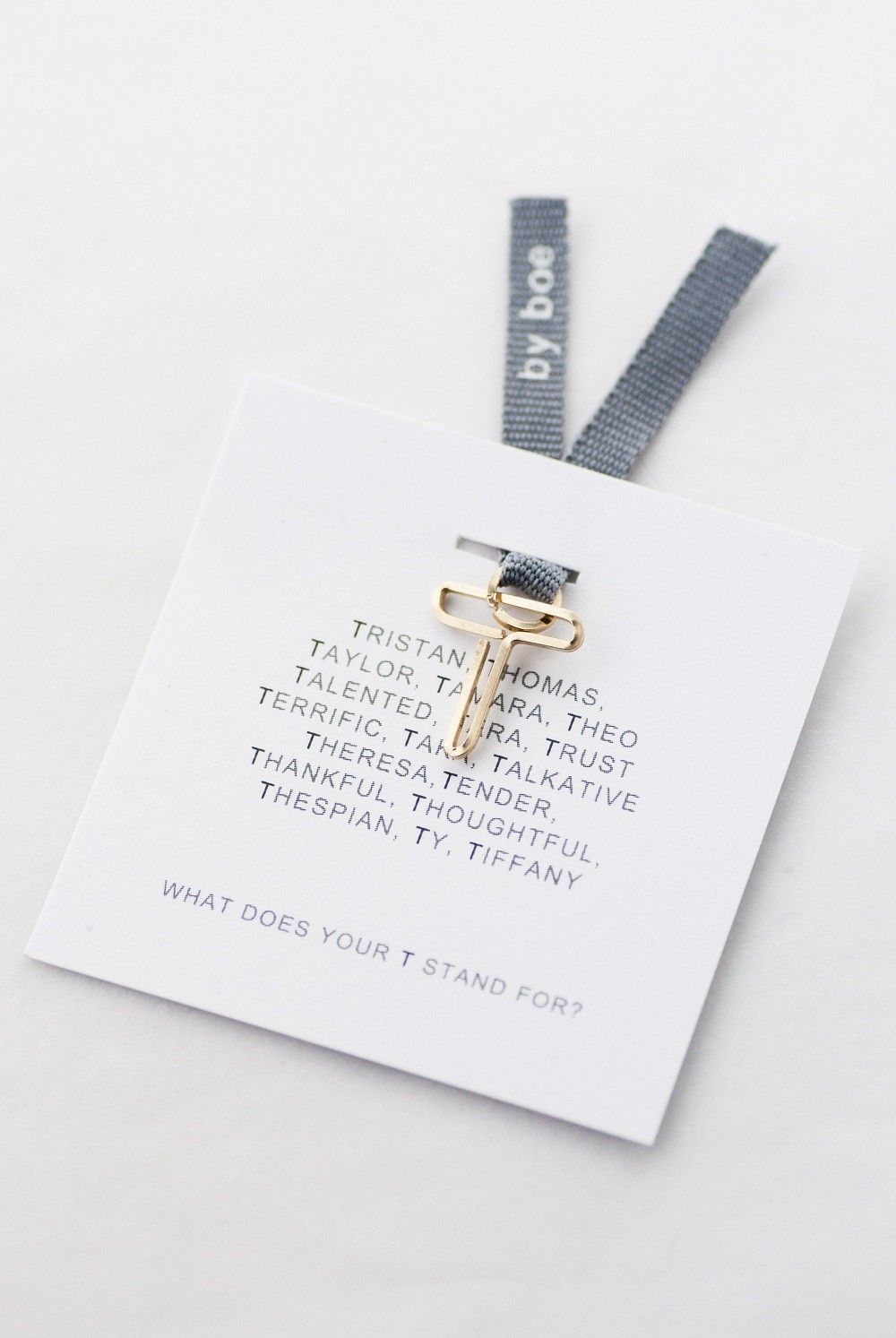 スモールアルファベット ペンダント ネックレス / Small Alphabet Pendant 【T】
