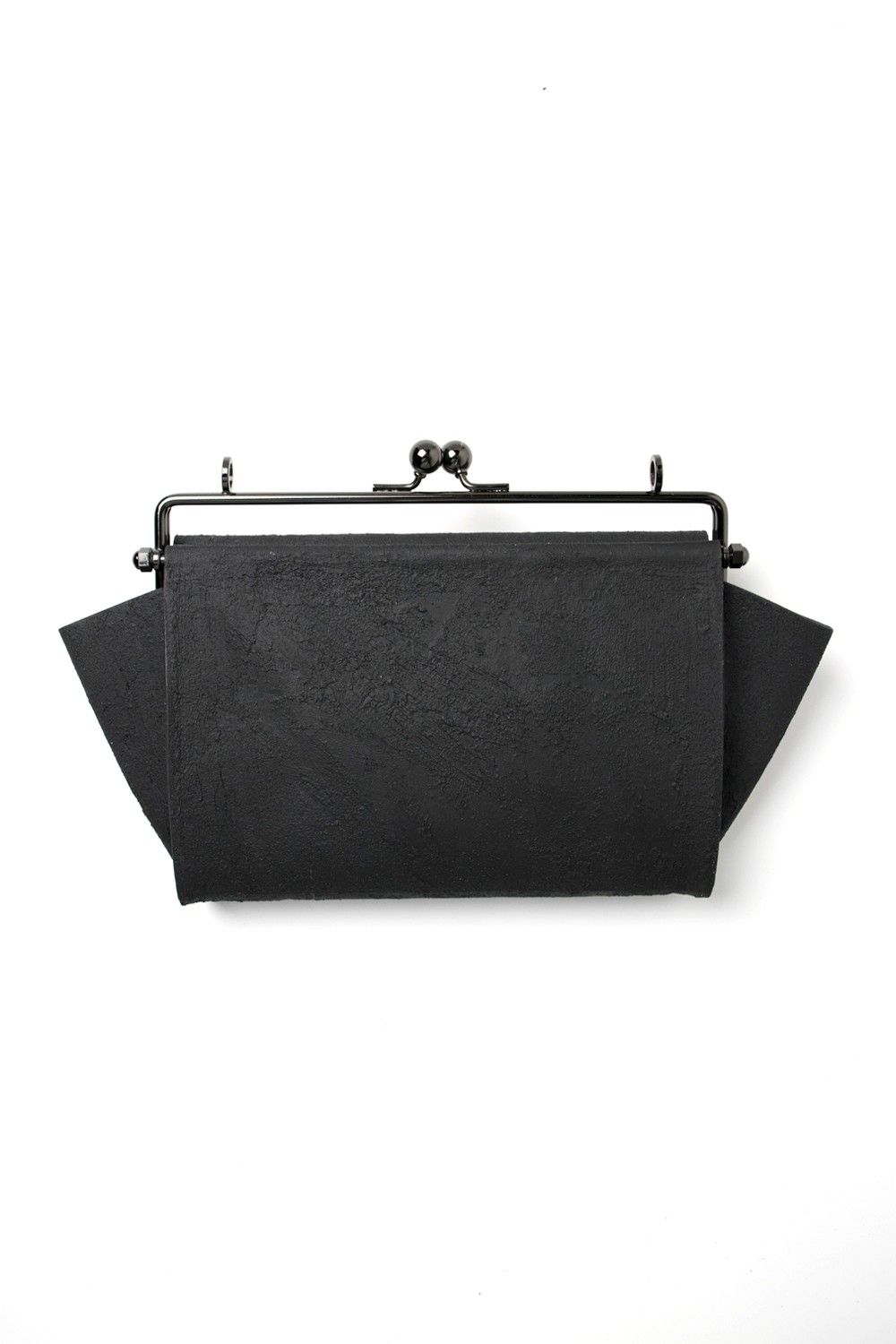 KAGARI YUSUKE - 何かのパーツ長財布 [黒い壁] / mw05-bk | BONITA 