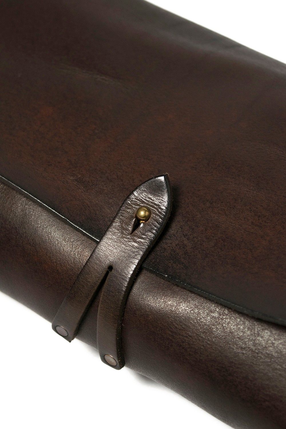 【25SS予約商品】レザー3WAYクラッチバッグ [ブラウン] / LEATHER 3WAY CLUTCH BAG [BROWN]