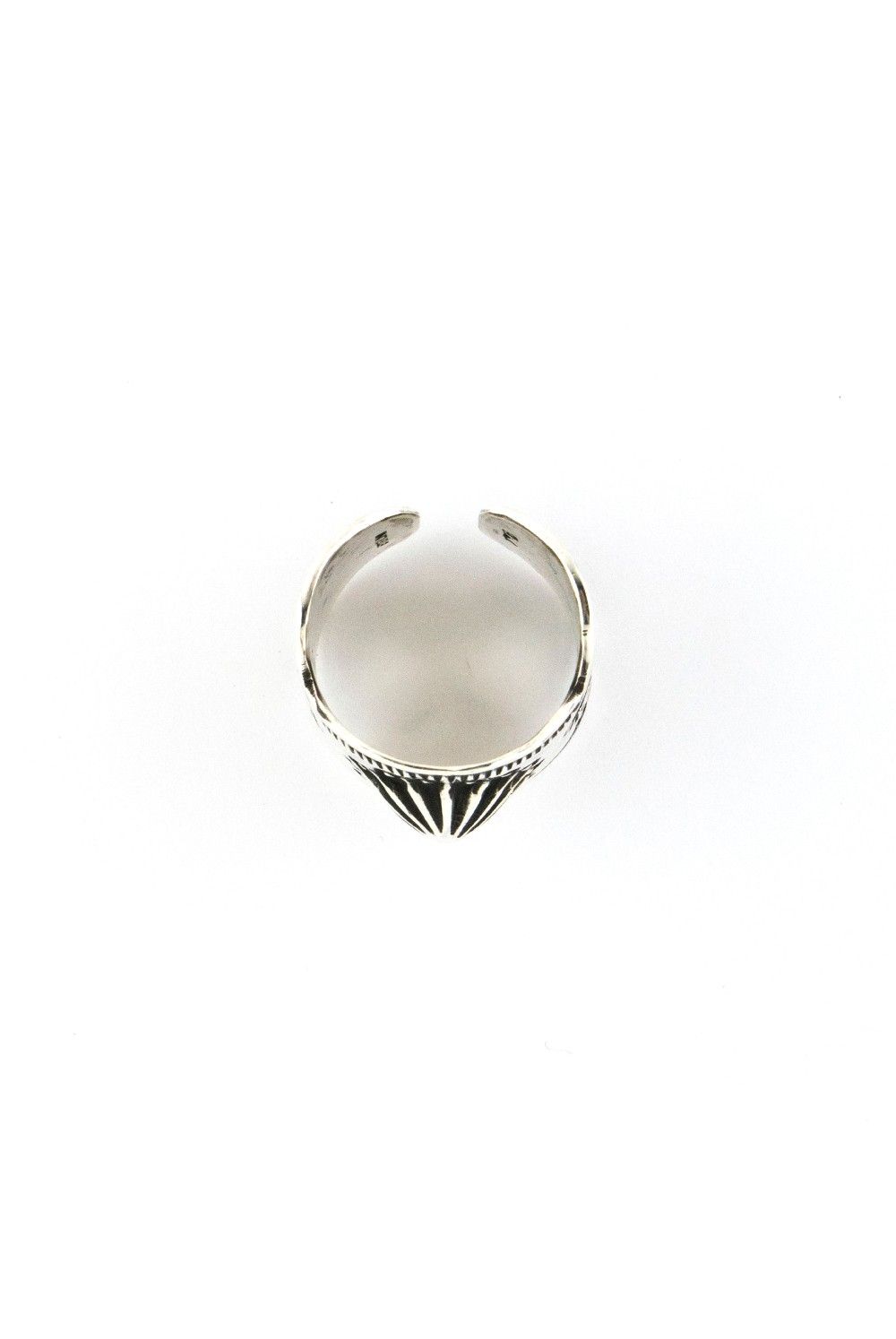 【お取り寄せ可能 / RUDO Accessory vol.3掲載】ハンドスタンプリング / HAND STAMPED RING