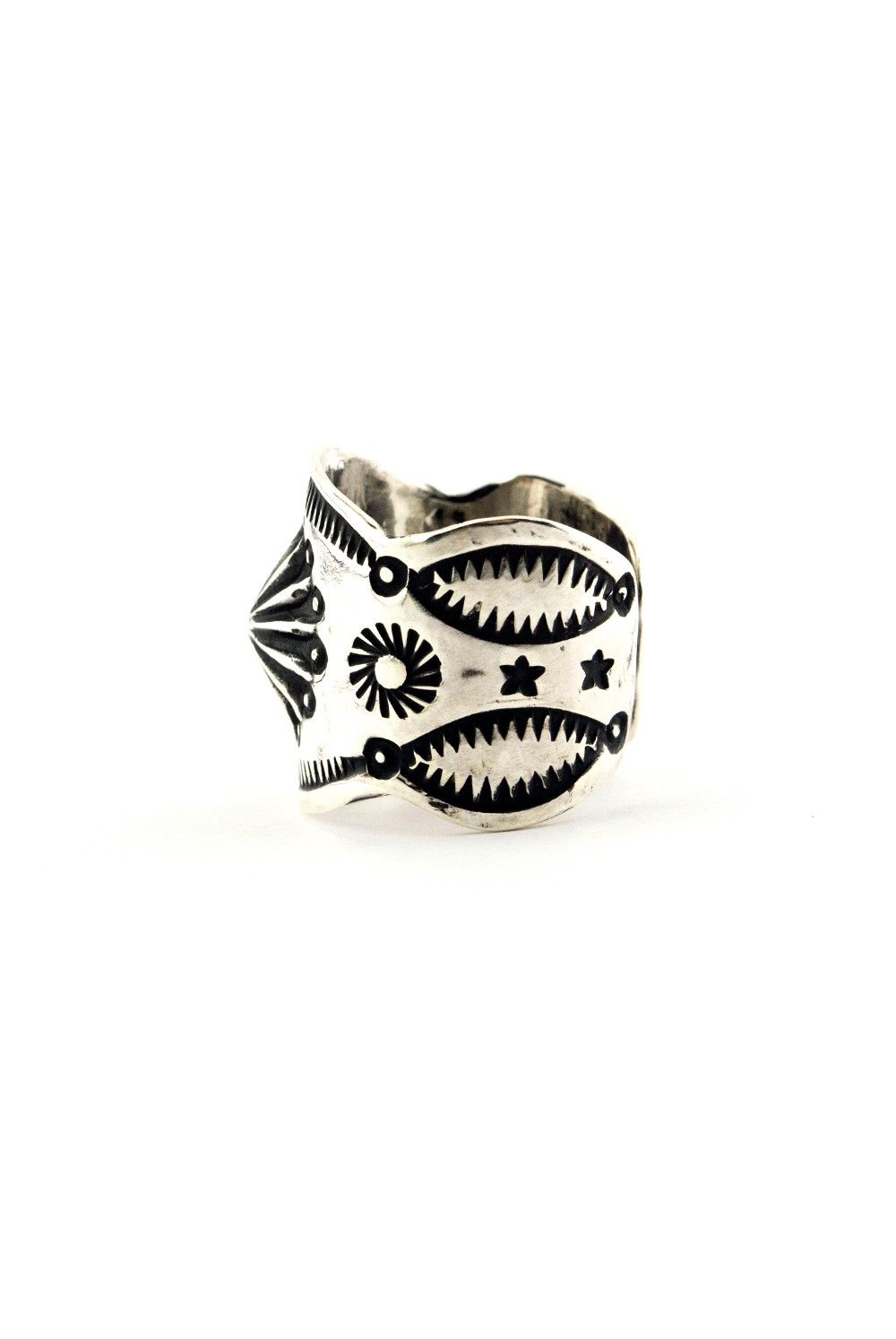 【お取り寄せ可能 / RUDO Accessory vol.3掲載】ハンドスタンプリング / HAND STAMPED RING