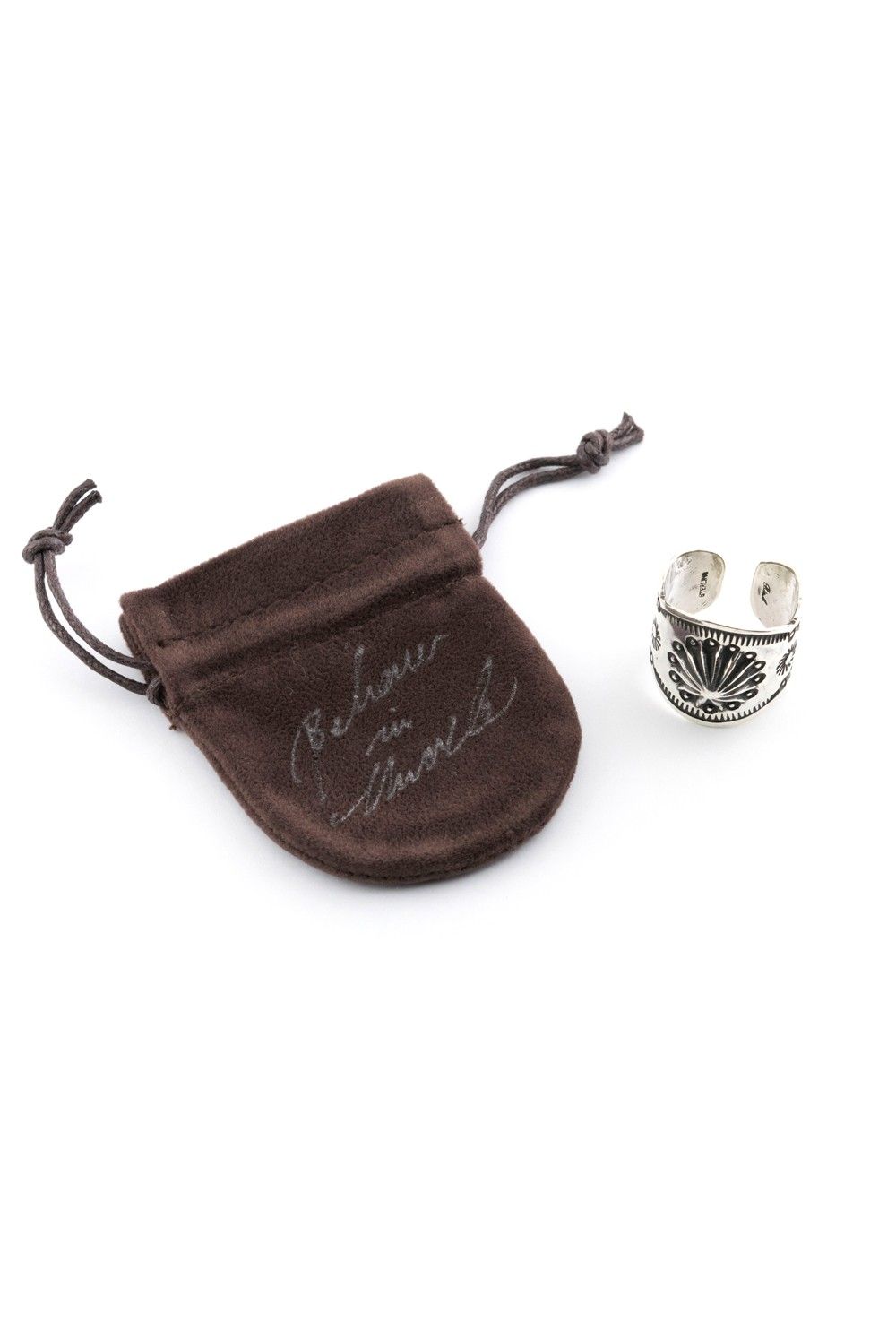 【お取り寄せ可能 / RUDO Accessory vol.3掲載】ハンドスタンプリング / HAND STAMPED RING