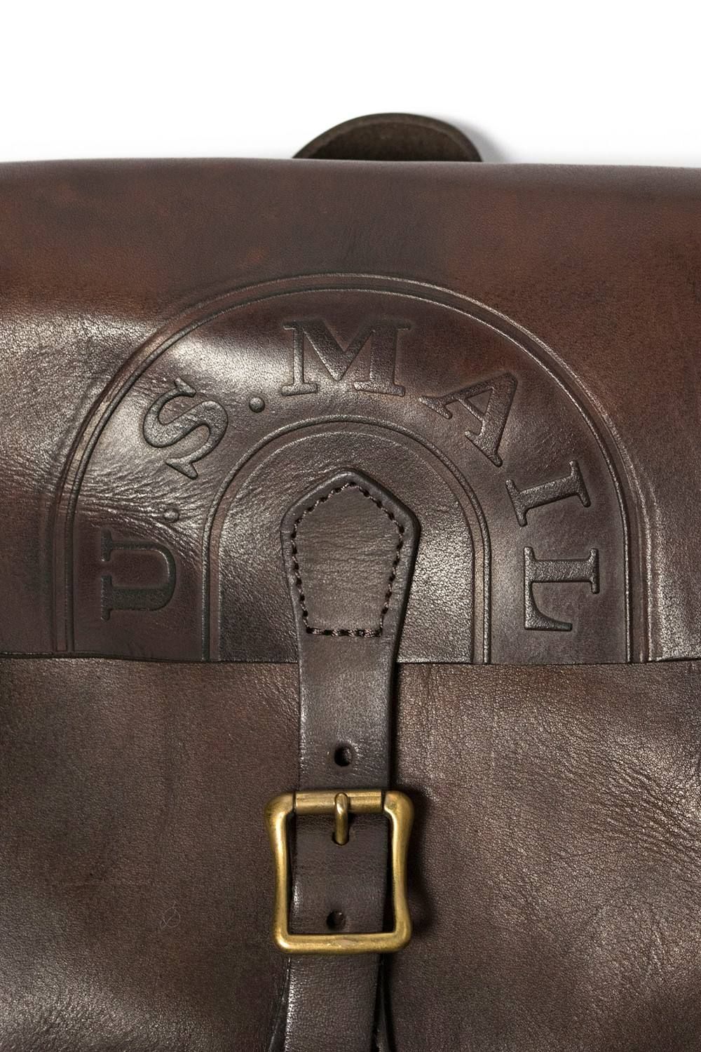 【25SS予約商品】LEATHER POSTMAN MINI SHOULDER BAG [BROWN] | ミニ ショルダーバッグ / ブラウン