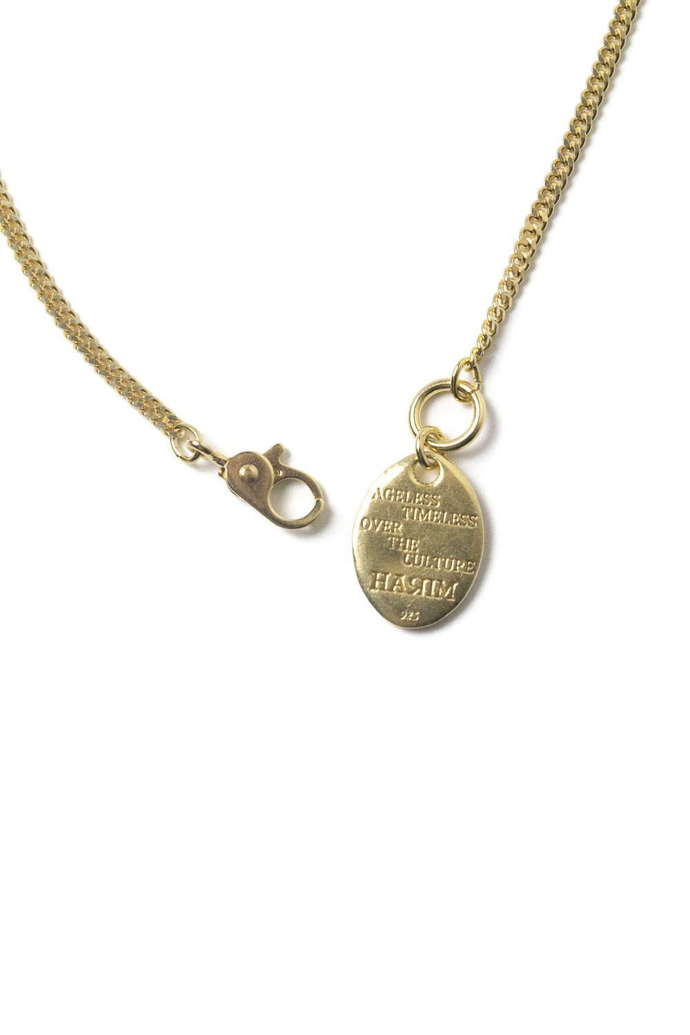 【お取り寄せ可能】New Leaf feather VERY SHINE Necklace [GOLD] / ニューリーフフェザーベリーシャインネックレス [ゴールド]
