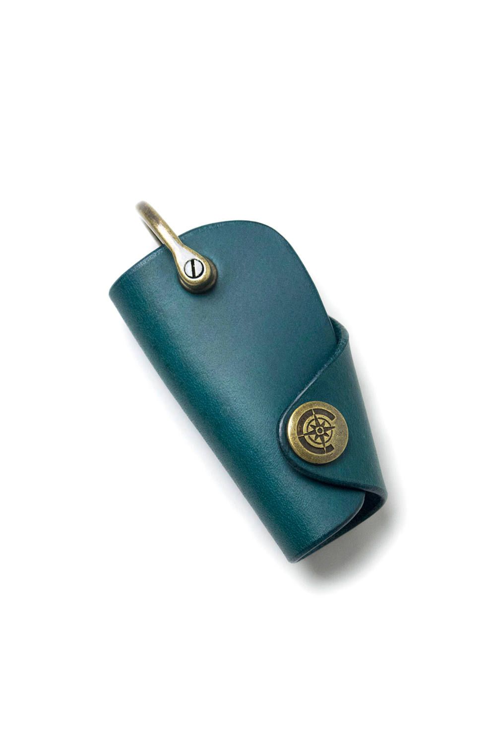 ボタンフックキーケース S [ブルー] / Button Hook Key Case [BLUE]