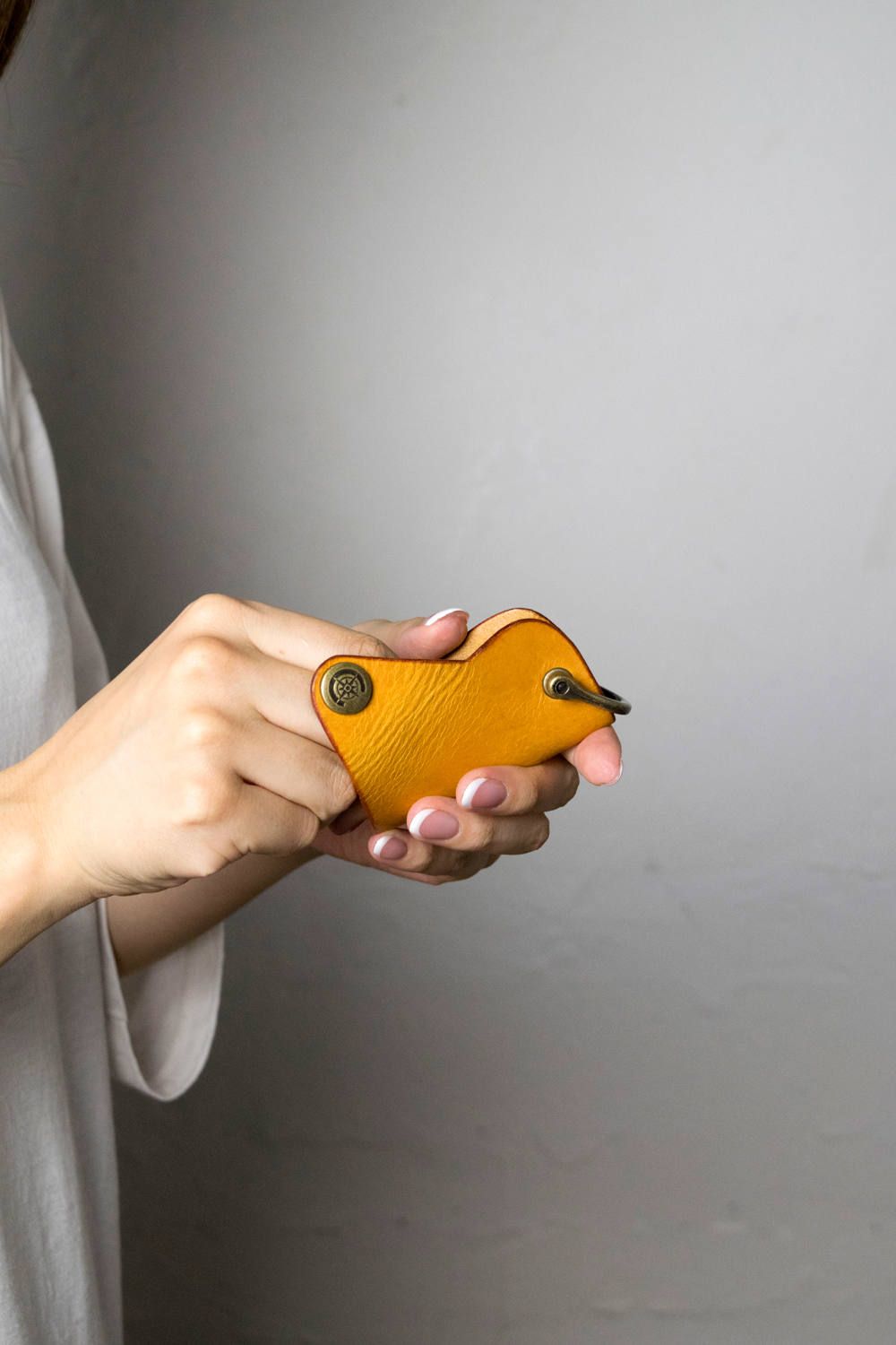 ボタンフックキーケース S [イエロー] / Button Hook Key Case [YELLOW]