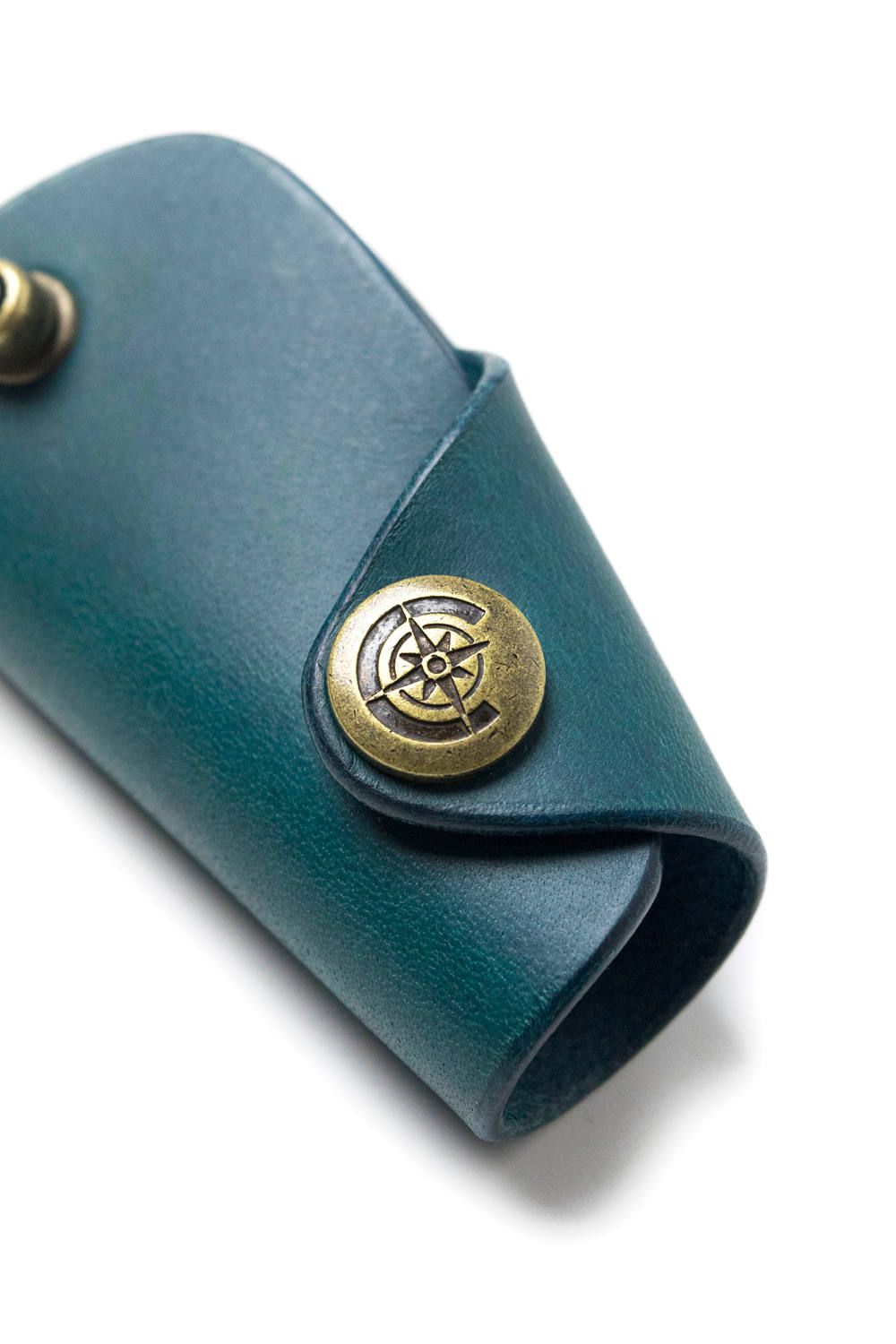 ボタンフックキーケース S [ブルー] / Button Hook Key Case [BLUE]
