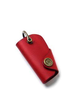 ボタンフックキーケース S [レッド] / Button Hook Key Case [RED]