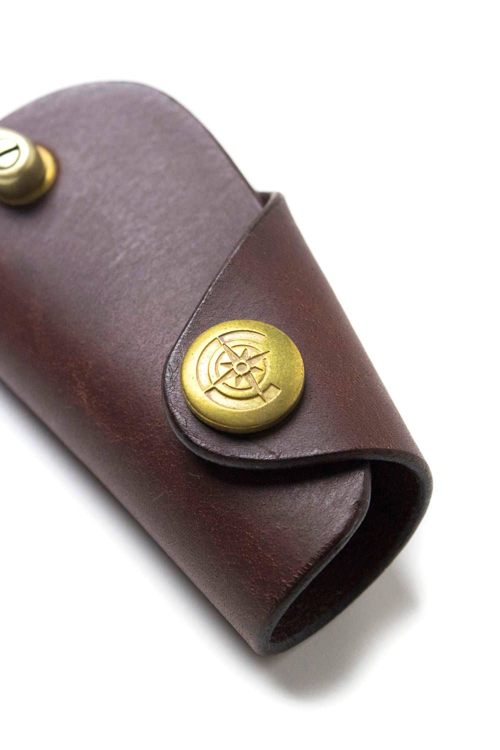 ボタンフックキーケース S [ブラウン] / Button Hook Key Case [BROWN]