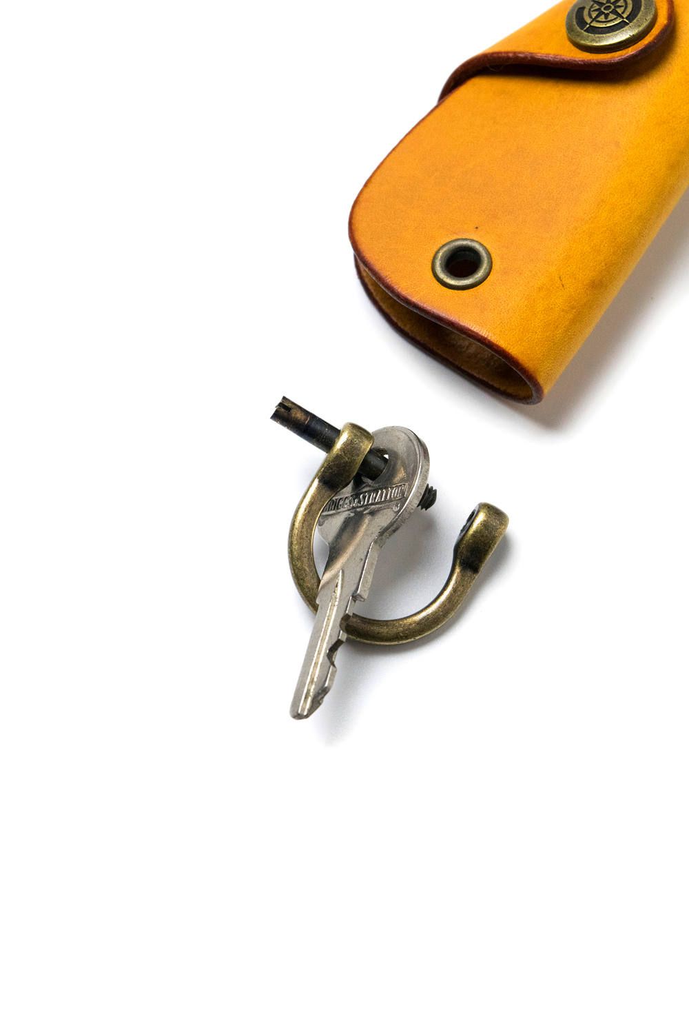 ボタンフックキーケース S [イエロー] / Button Hook Key Case [YELLOW]