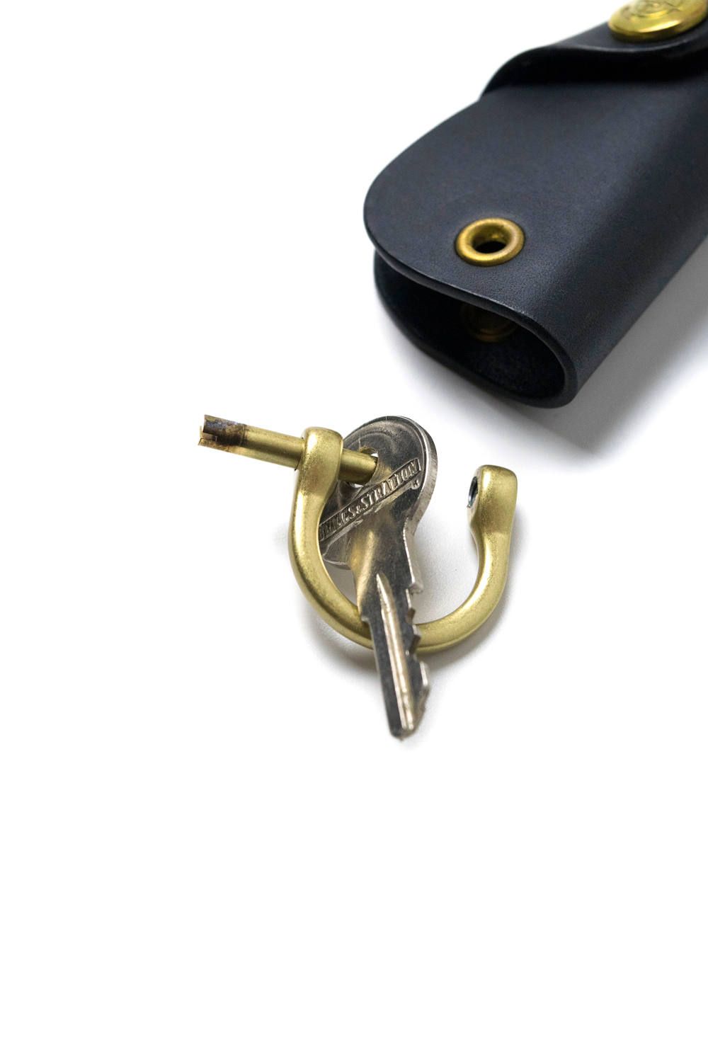 ボタンフックキーケース S [ブラック] / Button Hook Key Case [BLACK]