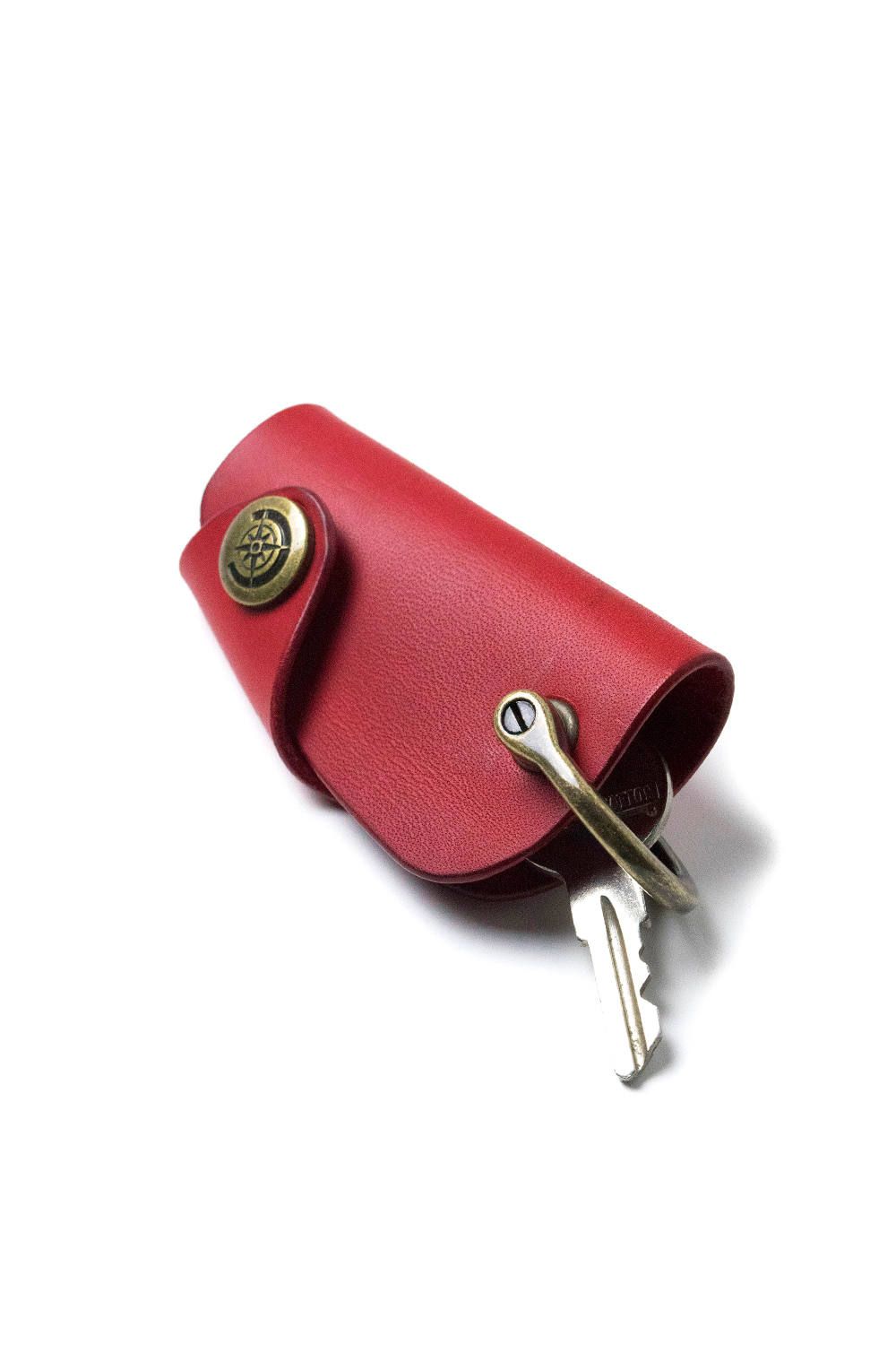ボタンフックキーケース S [レッド] / Button Hook Key Case [RED]