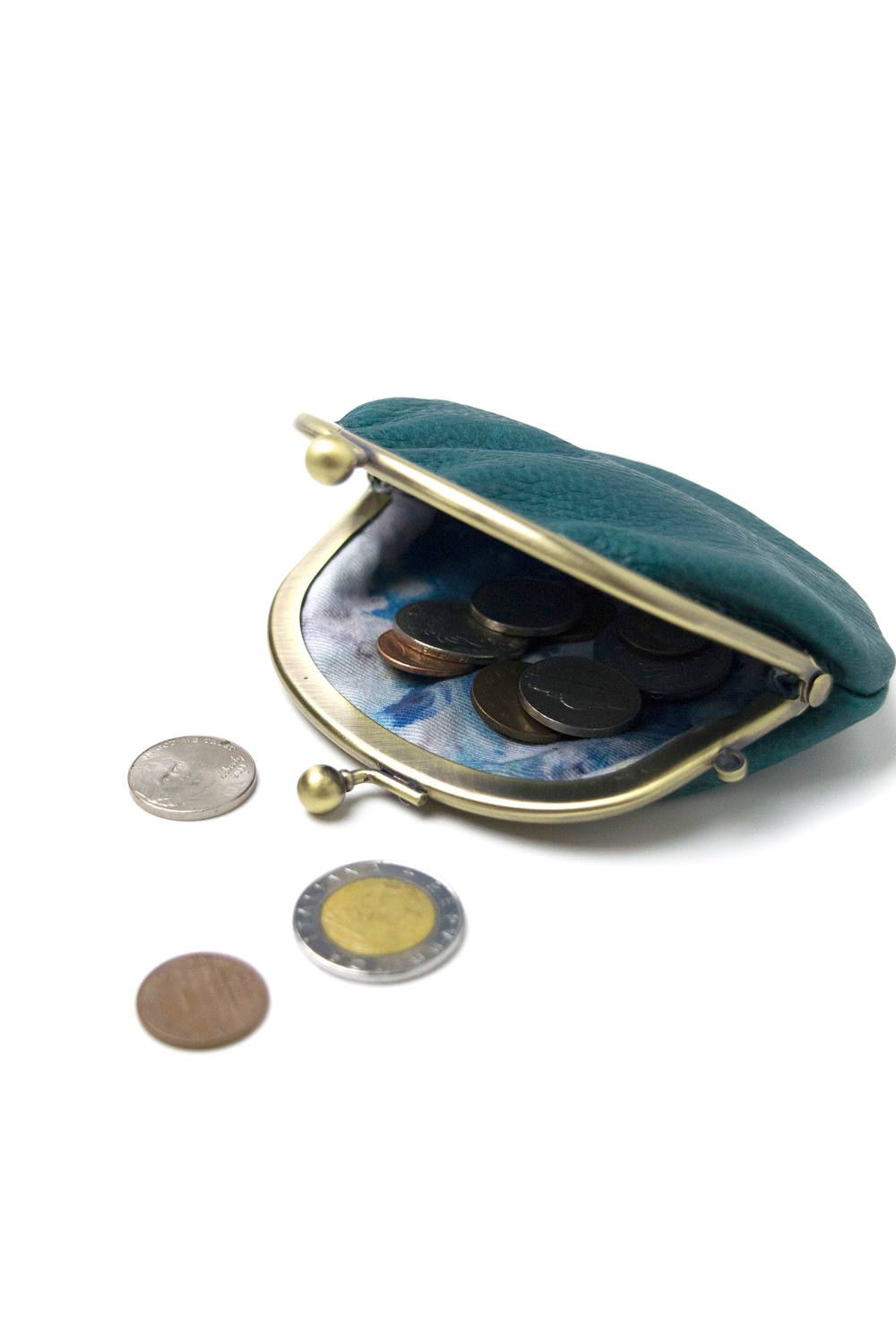 【17AW】ポチだまAS - Coin case [BLUE] / がま口小銭入れ [ブルー]