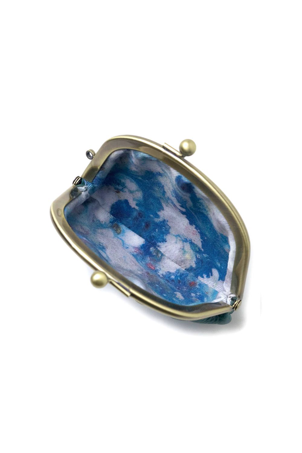 【17AW】ポチだまAS - Coin case [BLUE] / がま口小銭入れ [ブルー]