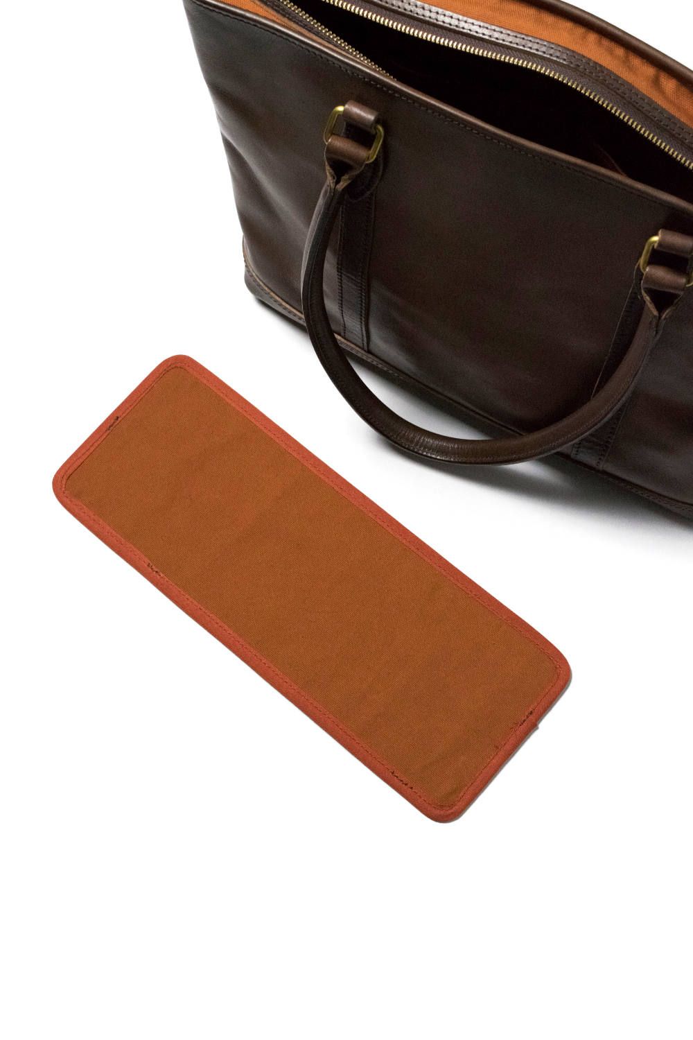 【25SS予約受付中｜12/17まで】レザーネルソントートバッグ [ブラウン] / LEATHER NELSON TOTE BAG [BROWN]
