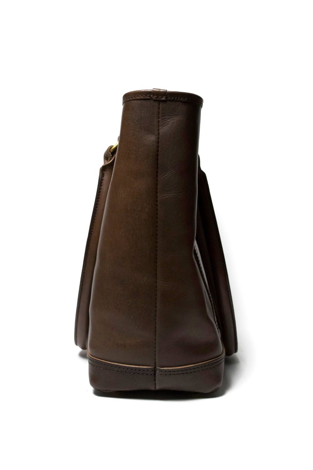 【25SS予約受付中｜12/17まで】レザーネルソントートバッグ [ブラウン] / LEATHER NELSON TOTE BAG [BROWN]