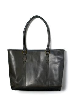 【25SS予約商品】レザーネルソントートバッグ [ブラック] / LEATHER NELSON TOTE BAG [BLACK]