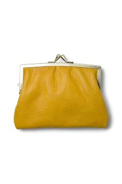 【17AW】ニコだまAS - Mini wallet [YELLOW] / 親子がま口ミニ財布 [イエロー]