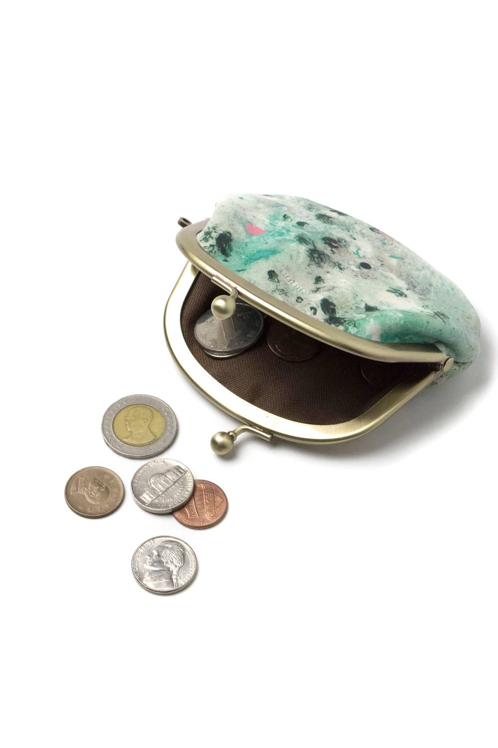 【17AW】ポチだまAS AP - Coin case [Mint] / がま口小銭入れ [ミント]