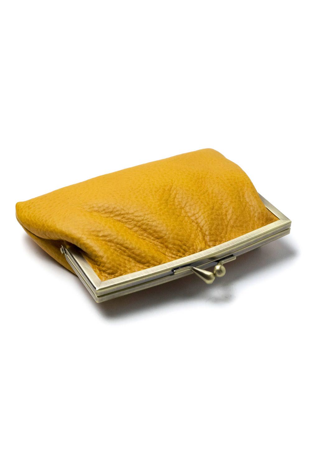 【17AW】ニコだまAS - Mini wallet [YELLOW] / 親子がま口ミニ財布 [イエロー]