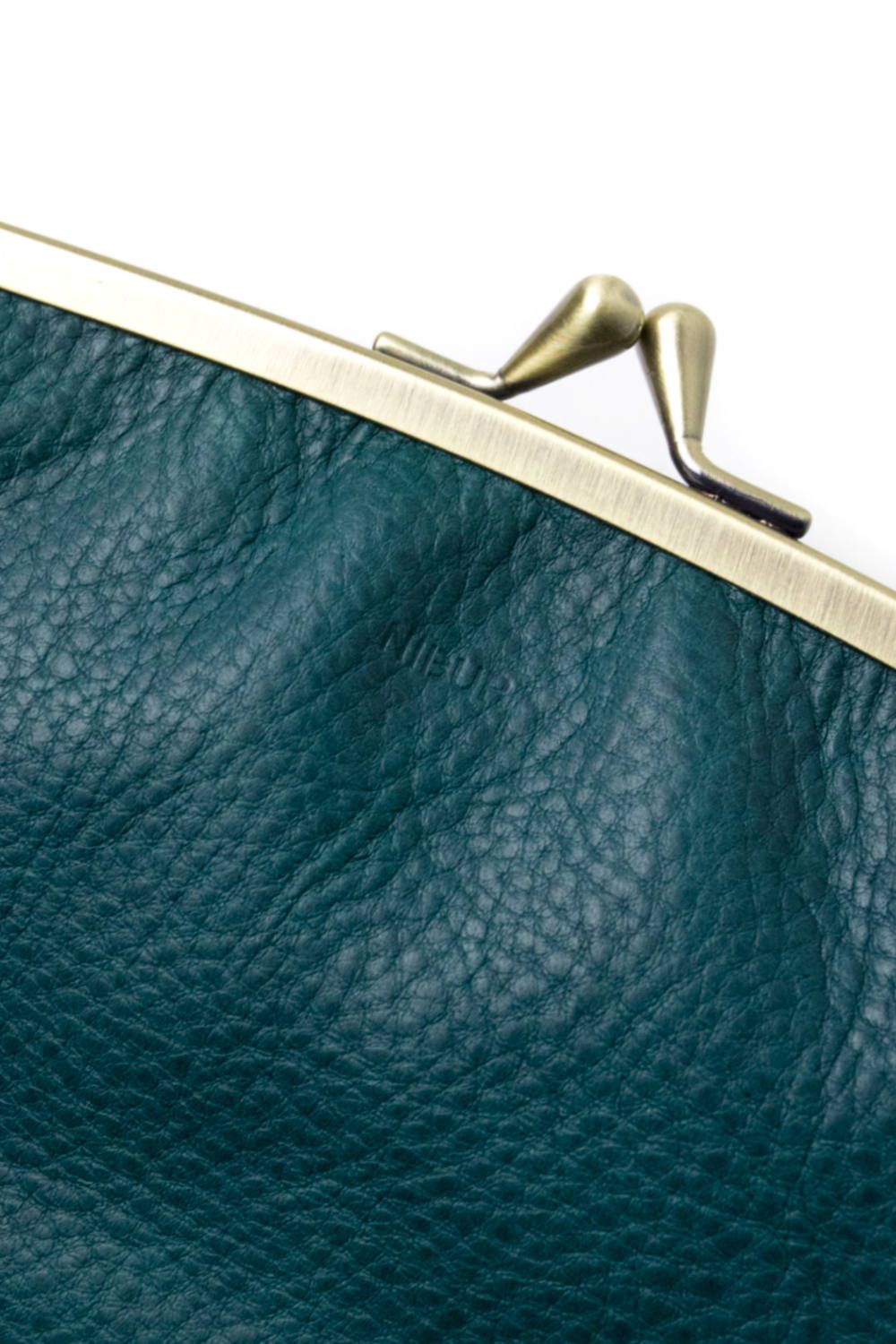 【ラスト1点 / 17AW】ニコだまAS - Mini wallet [BLUE] / 親子がま口ミニ財布 [ブルー]
