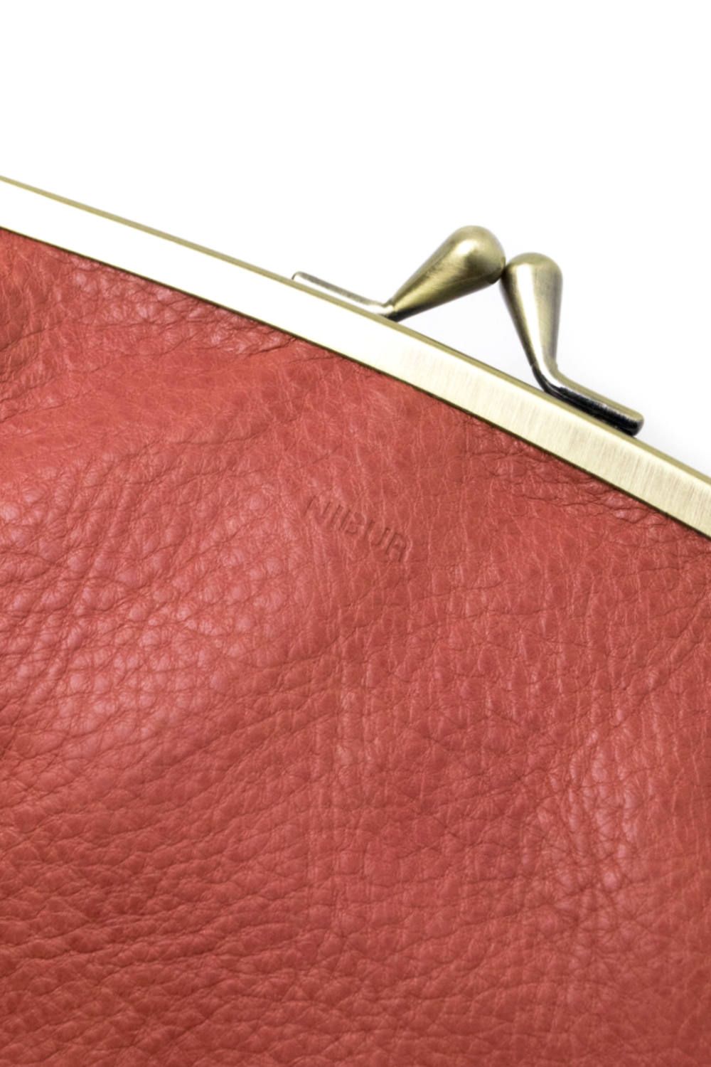 【ラスト1点 / 17AW】ニコだまAS - Mini wallet [PINK] / 親子がま口ミニ財布 [ピンク]