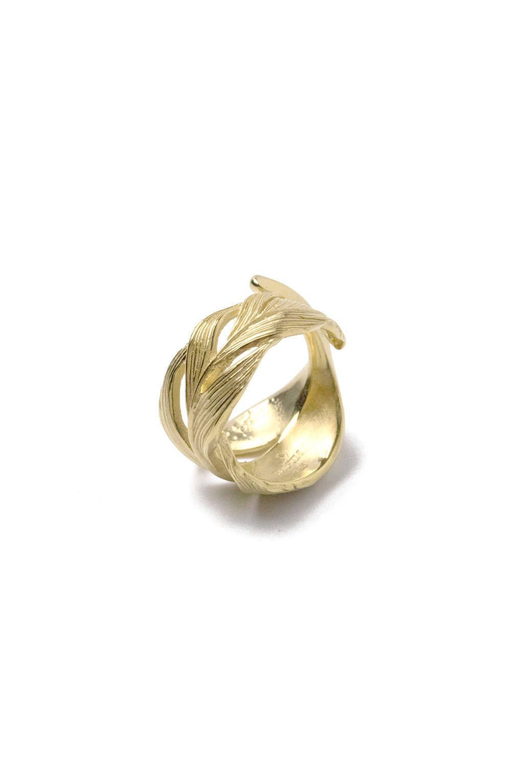 【お取り寄せ可能】Owl Feather ring / オウルフェザーリング
