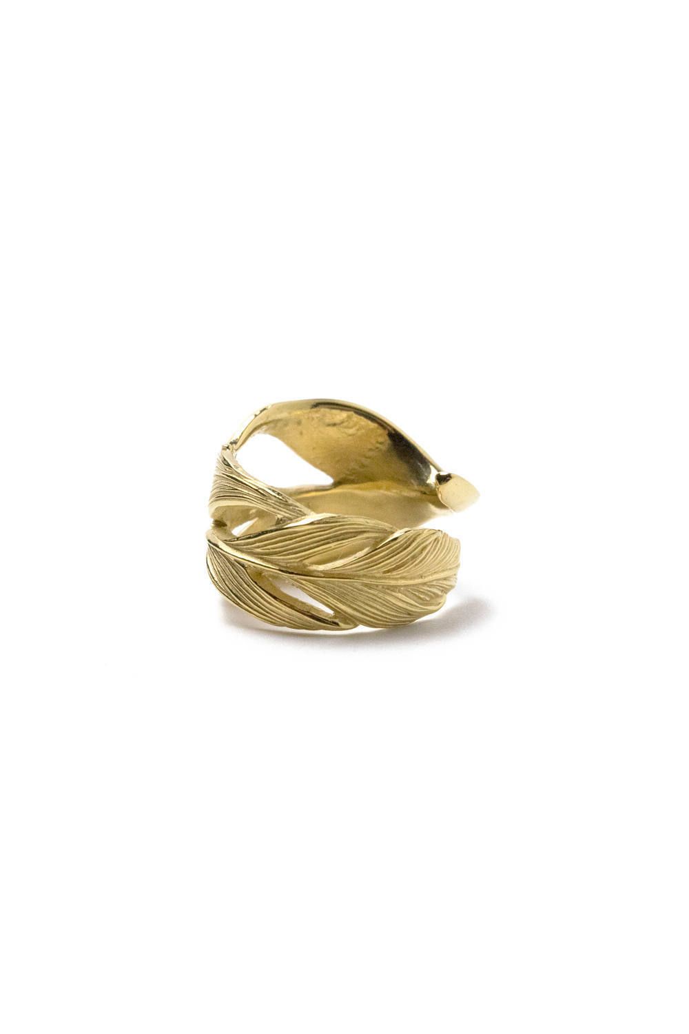 【お取り寄せ可能】Owl Feather ring / オウルフェザーリング