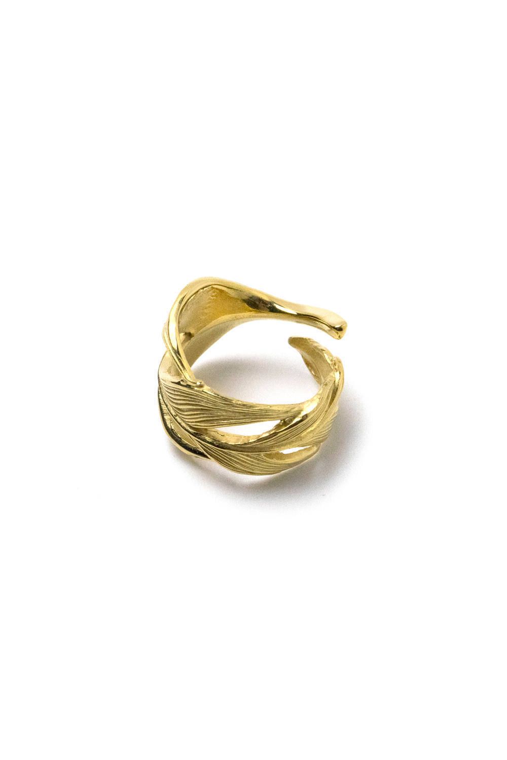 【お取り寄せ可能】Owl Feather ring / オウルフェザーリング