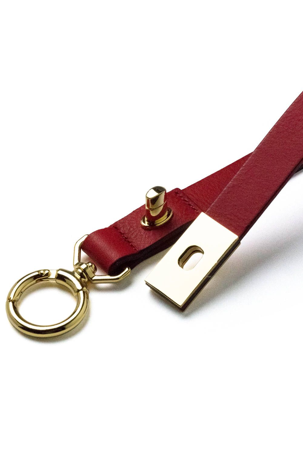 【ラスト1点 / 18SS】KEYLLY - Key holder [RED] / キーリー - ループキーホルダー [レッド]