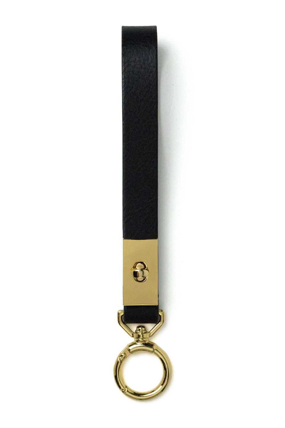 【ラスト1点 / 18SS】KEYLLY - Key holder [BLACK] / キーリー - ループキーホルダー [ブラック]