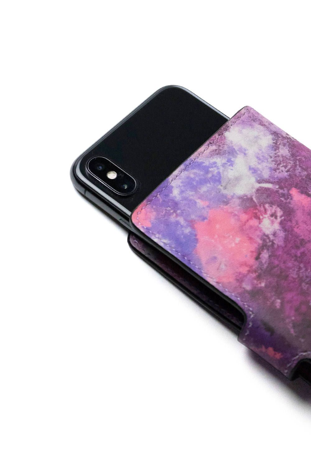 【ラスト1点 / 18SS】FLEXY AP - Smartphone case [PLUM] / フレキシーエーピー - 全機種対応スマホケース [プラム]