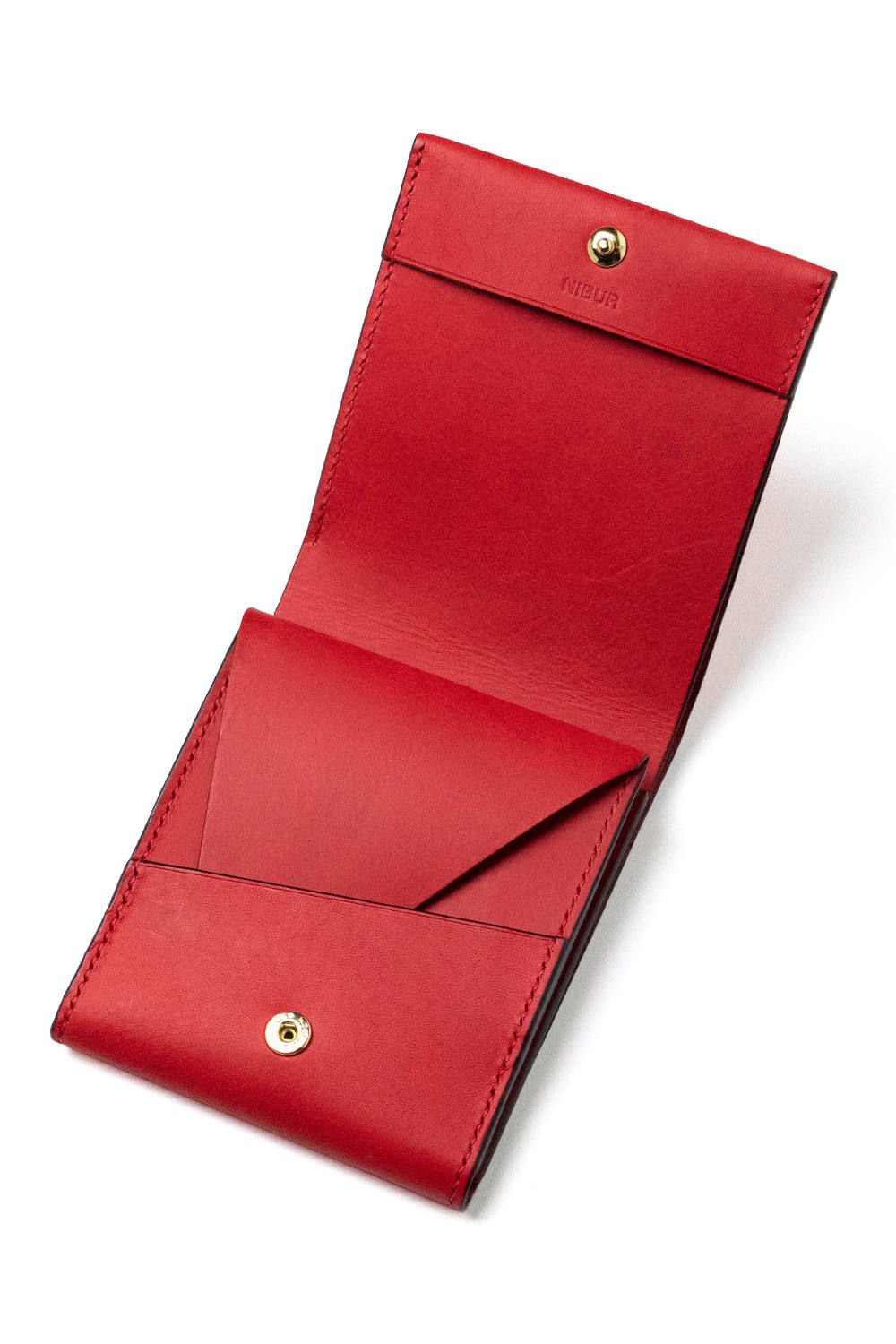 NIBUR - LERAY BF - Short wallet [RED] / ルレイビーエフ - 二つ折り