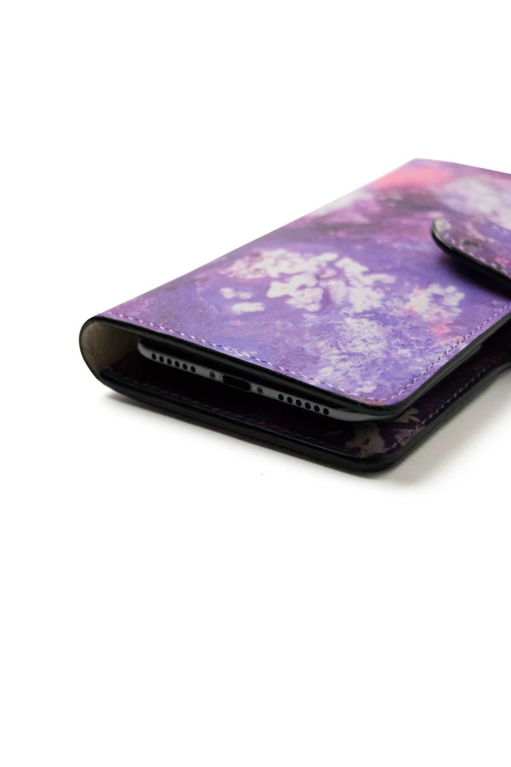 【ラスト1点 / 18SS】FLEXY AP - Smartphone case [PLUM] / フレキシーエーピー - 全機種対応スマホケース [プラム]