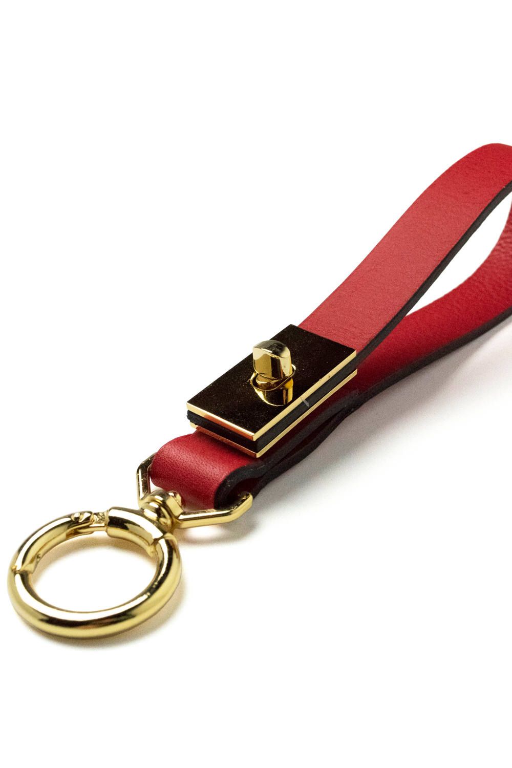 【ラスト1点 / 18SS】KEYLLY - Key holder [RED] / キーリー - ループキーホルダー [レッド]