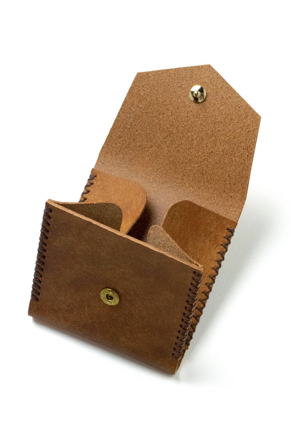 スクエアコインケース [キャメル] / Square Coin Case [CAMEL]