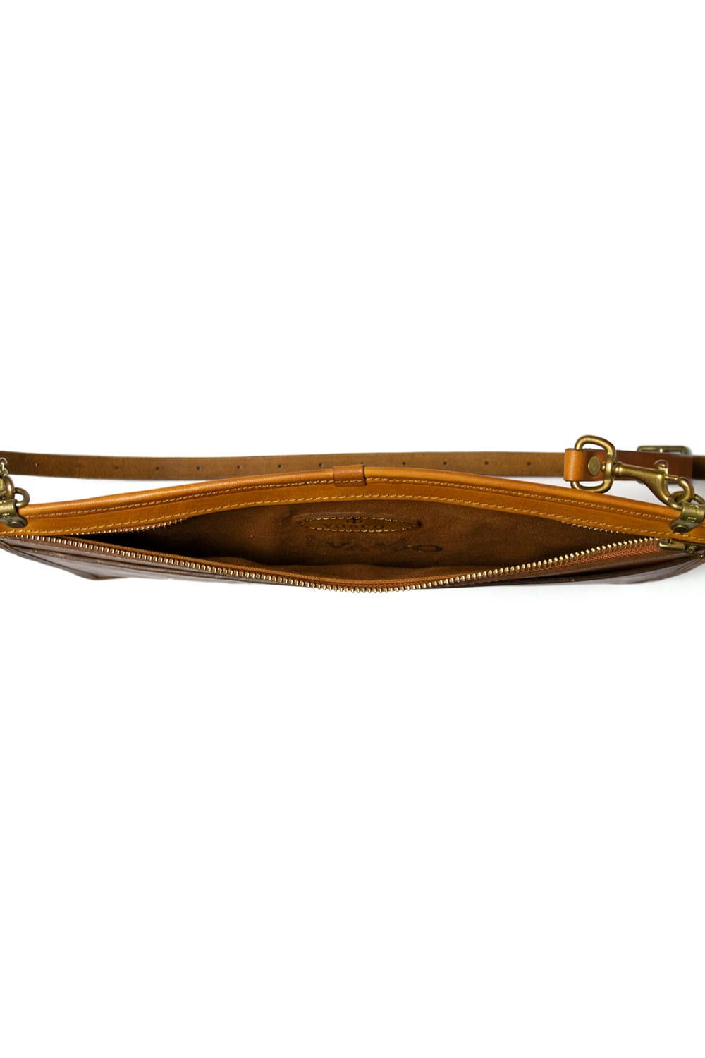 レザー3ウェイサコッシュ [マスタードキャメル] / LEATHER 3WAY SAKOSSHU [MASTARD CAMEL]