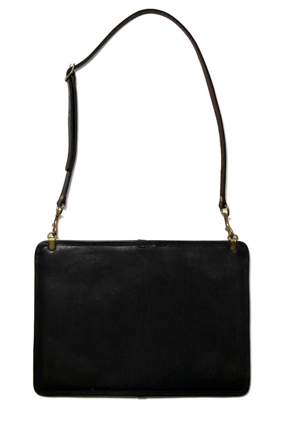 レザー 3ウェイサコッシュ [ブラック] / LEATHER 3WAY SAKOSSHU [BLACK]