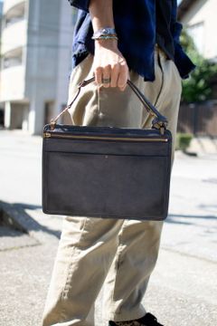 レザー3ウェイサコッシュ [グレー] / LEATHER 3WAY SAKOSSHU [GREY]