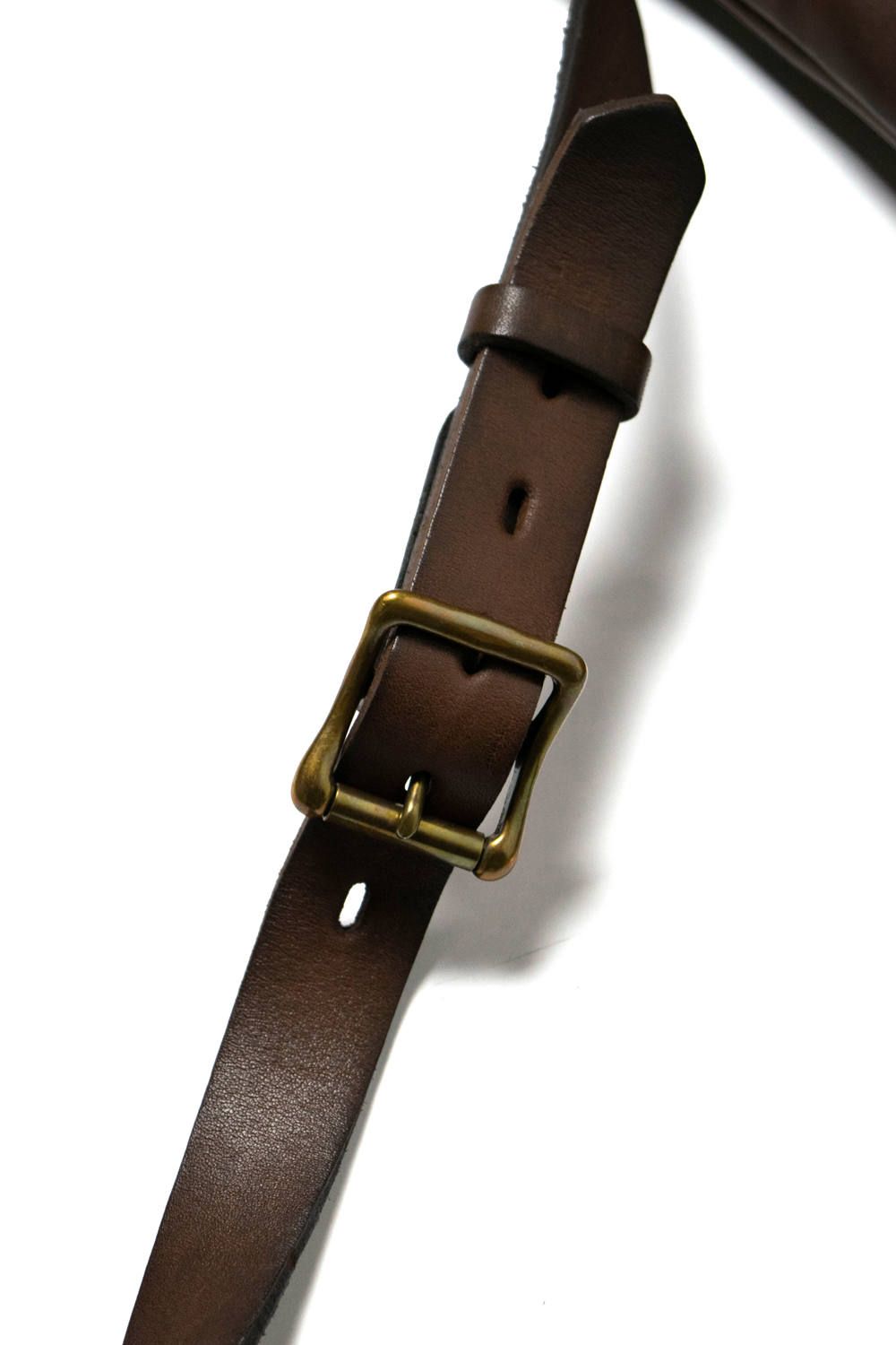 【25SS予約商品】LEATHER WAIST BAG [BROWN] | ウエストバッグ / ブラウン