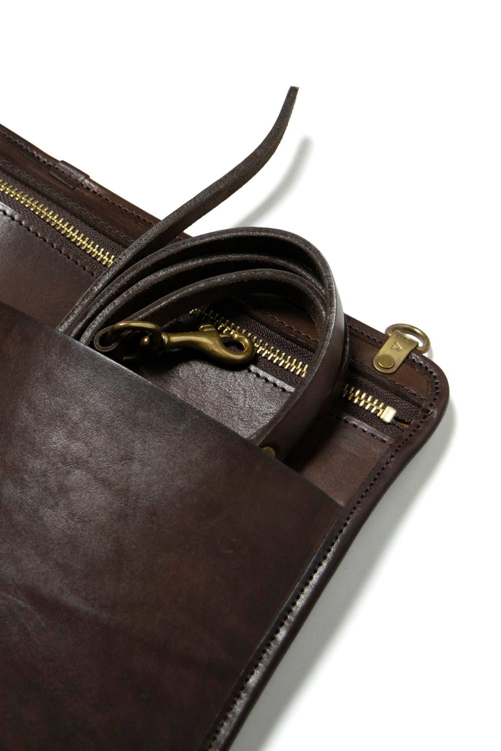 レザー3ウェイサコッシュ [ブラウン] / LEATHER 3WAY SAKOSSHU [BROWN]