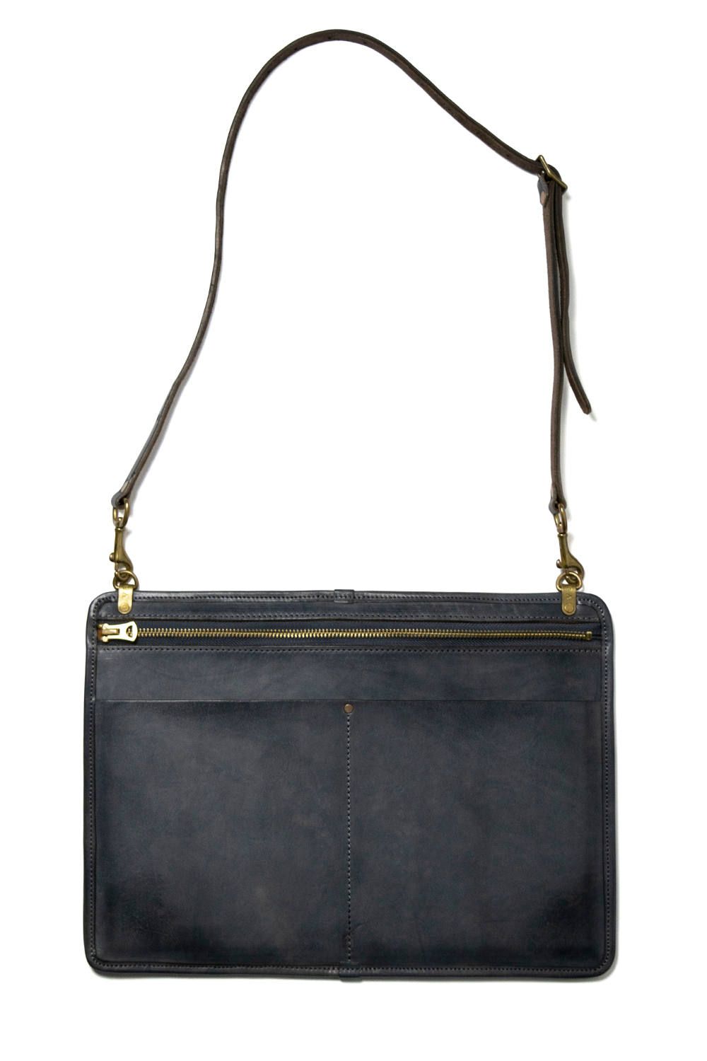 レザー3ウェイサコッシュ [グレー] / LEATHER 3WAY SAKOSSHU [GREY]