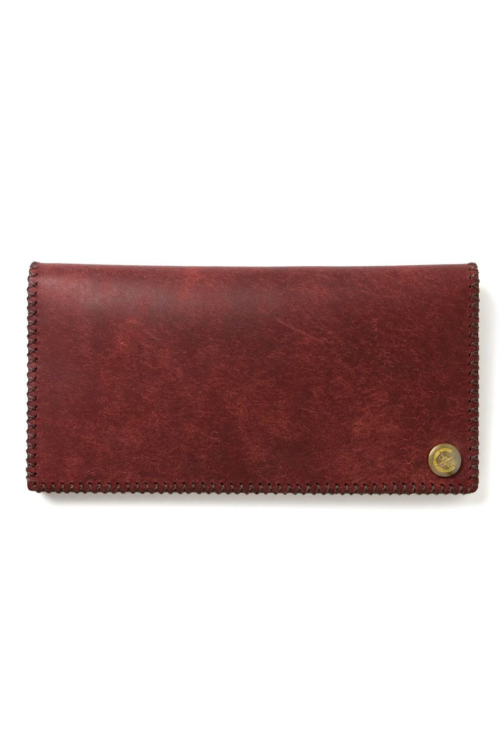 【ラスト1点】長財布 (コインなし) [レッド] / Long Wallet I [RED]
