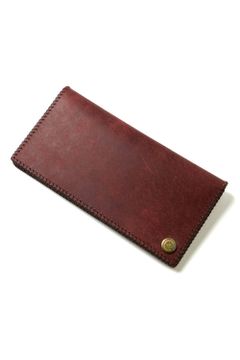 【ラスト1点】長財布 (コインなし) [レッド] / Long Wallet I [RED]